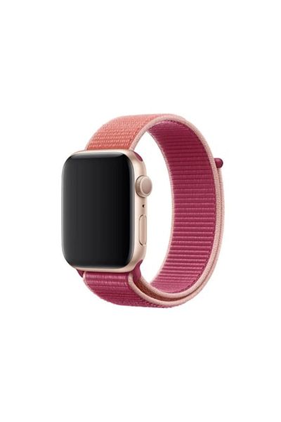 OEM Curea pentru Apple Watch, roz, din material textil, pentru modelele 42-44mm