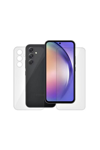 Atlas Folie de protectie transparenta compatibila cu Motorola Moto E14, Fata+Spate, silicon