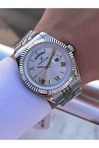 Daniel Klein Italian Model Bracelet Gift Steel Cord 3 Atm 2 Years Warranty Men's Wrist Watch My01