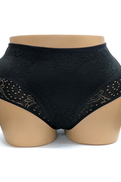 MİSSEMMA Women's Double Layered Lace Recovery 3 Pieces High Waist Panties