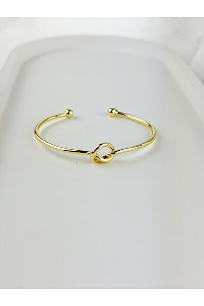 Fubena Yerli Üretim 14K Altın Kaplama 4090 Düğüm İnce Bilezik