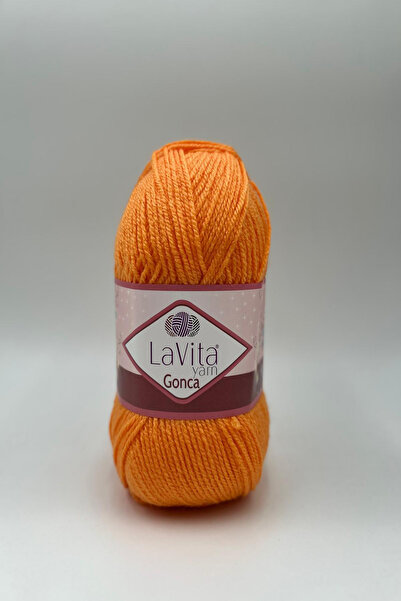 LaVita Yarn Gonca Hand Knitting Yarn 100% Acrylic 100Gr (2306 Orange)