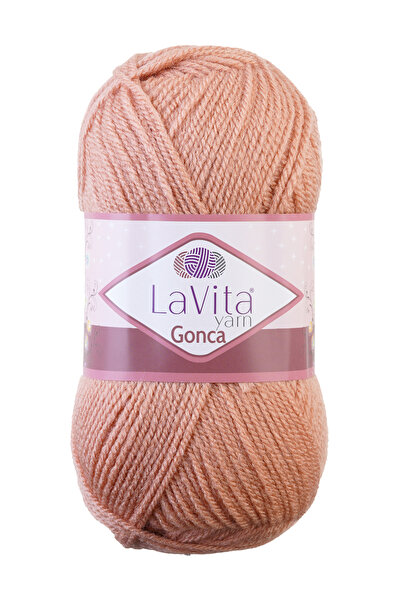 LaVita Yarn Fir pentru tricotat manual Gonca 100% acrilic 100gr (4112 SOMON Î...