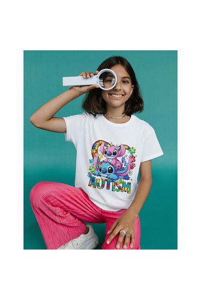 ALPŞAN TİCARET Stic Lilo T-Shirt Stitch Kids T-Shirt Stic Lilo Adult Unisex T-Shirt