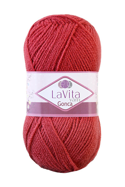 LaVita Yarn Gonca pređa za ručno pletenje 100% A Akril 100gr (3012 TAMNA KOLEVA)
