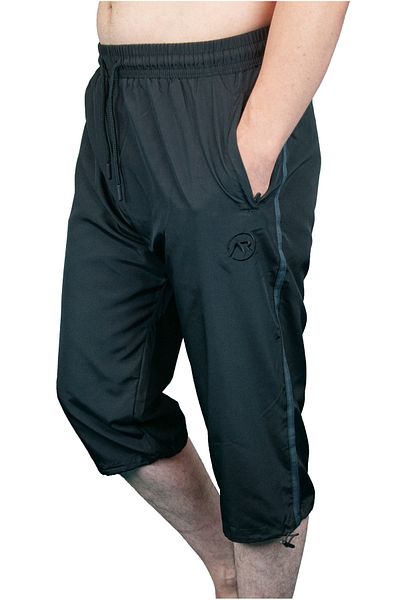 ihvanonline Men's Pool Sea Long Knee Length Capri Shorts Black- 1520-25