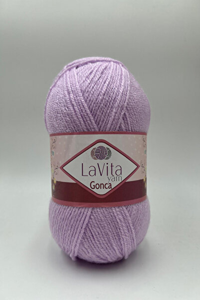 LaVita Yarn Gonca El Örgü Іпі 100% акрил 100 г (5119 UÇUK LEYLAK)