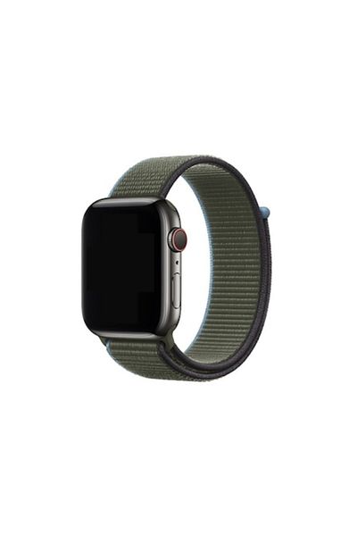 OEM Textile Strap for Apple Watch, 38-40mm, Green-Grey