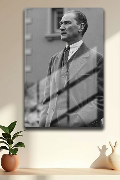 Canestar Mustafa Kemal Ataturk Painting - Metal Painting - High Definition and Glow