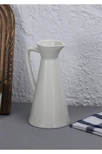HomeTarz Porcelain Oil Pot - 400 ml