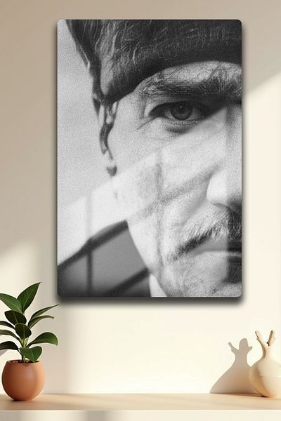 Canestar Mustafa Kemal Ataturk Painting - Metal Painting - High Definition and Glow