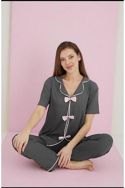 ELİTOL Pijama Set with Bow