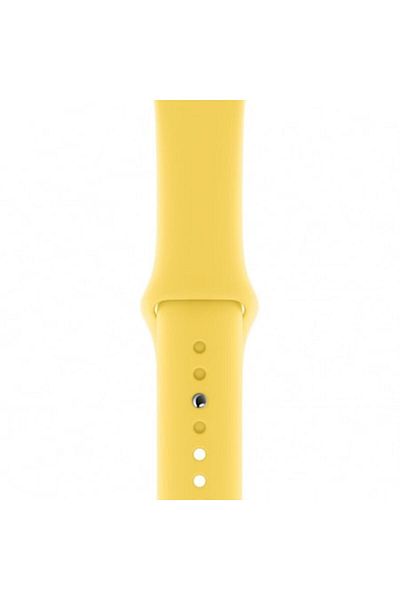 OEM Apple Watch Silicone Strap, Compatible with 42/44 mm Models, Yellow Pollen