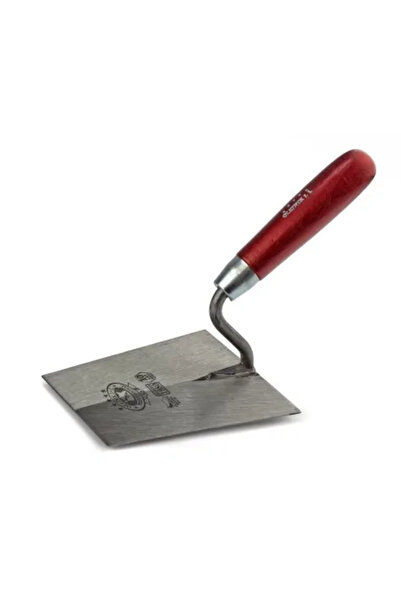 olejnik Σπάτουλα από σκληρυμένο χάλυβα, Olejnik, τραπεζοειδής, φαρδιά, 160 mm, ξύλινη λαβή, κόκκινη