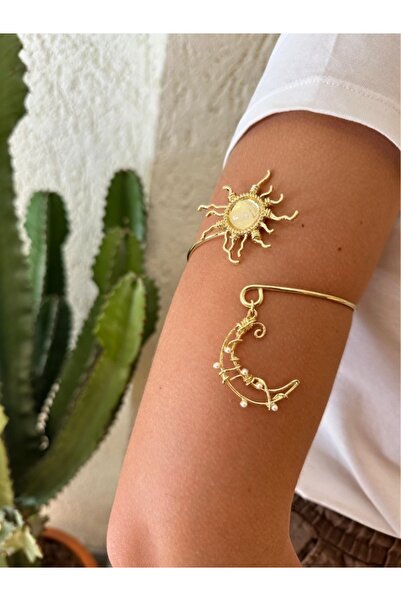 Finery by Nerrs سوار بازو على شكل الشمس والقمر الهلال