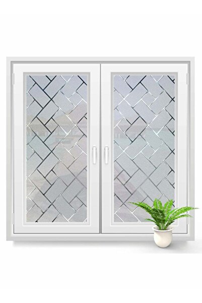 Generic KASTWAVE Privacy Window Films, Window Stickers, Self Adhesive Decorative Frosted Glass Window Stick