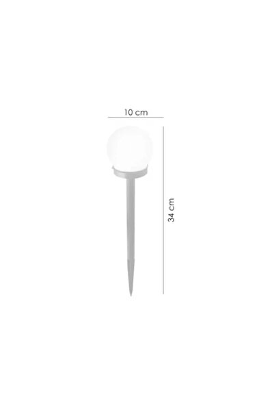 Strend Pro Solární zahradní lampa, LED, 10 x 34 cm, Birdun