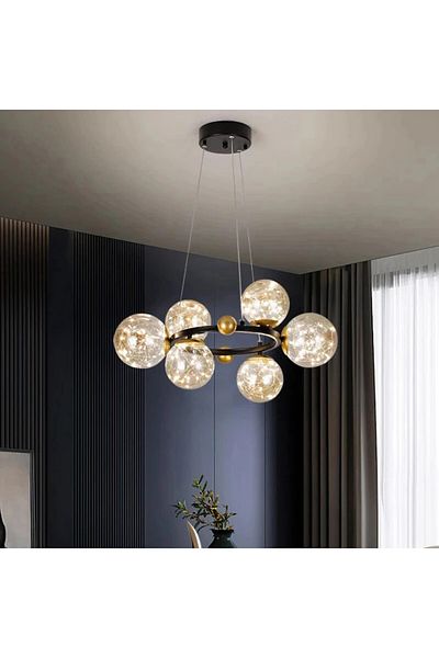 LightPlanet Firefly LED Chandelier, 40W, 3000K
