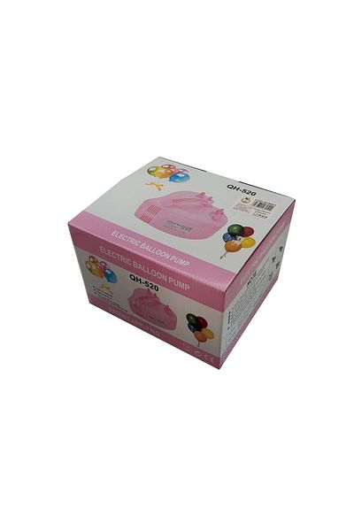 SDX Market Electric pump for inflating balloons and inflatable objects, heart-shaped, Pink