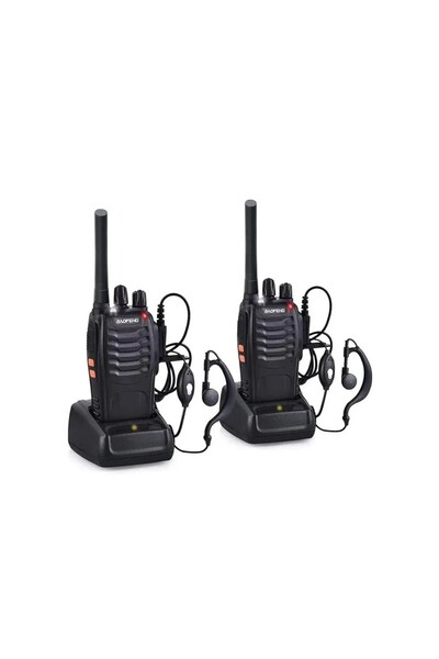 BAOFENG BF-88E Lisanssız PMR El Telsizi 2li Set Kulaklık Hediyeli