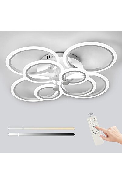 Sueva Lustra LED 8 Cercuri Telecomanda wifi 2.4G lumina/rece/calda/neutra int...