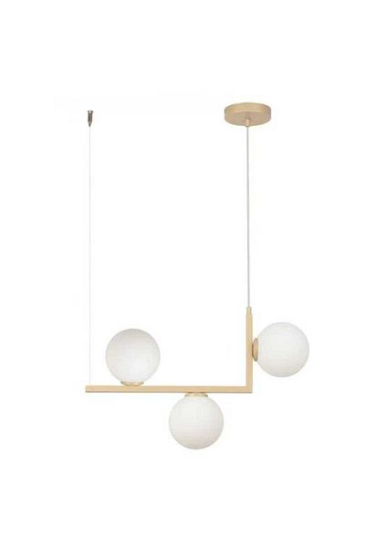 LightPlanet Modern White Globe Chandelier E27x3
