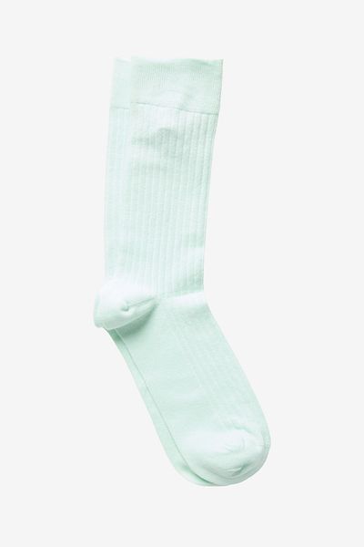 ALTINYILDIZ CLASSICS Men's Mint Patterned Mint Cotton Casual Socks
