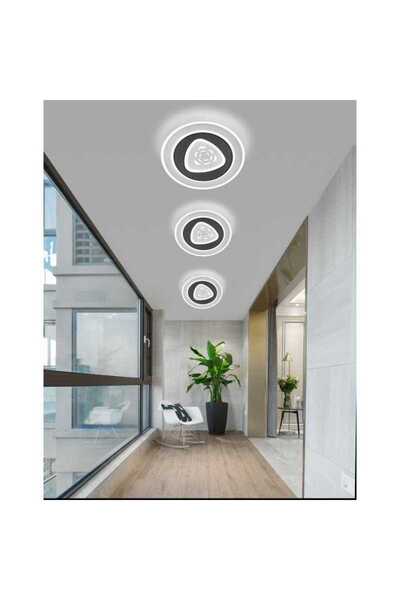 LightPlanet Lustra LED D30Cm 82W, telecomandă WiFi 2.4G, 3 lumini dimabilă
