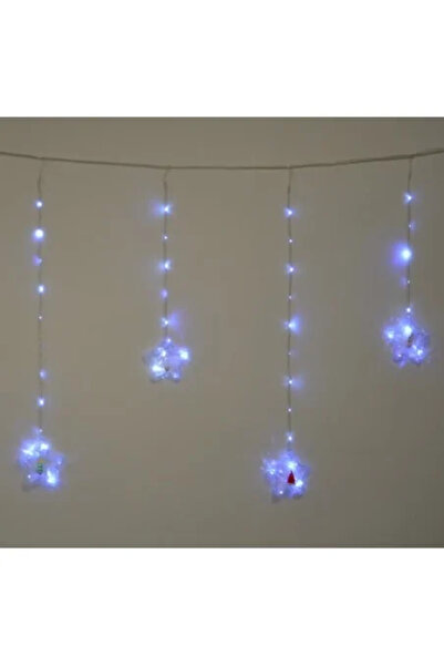 Gimihome Instalatie de Craciun, turturi STEA, 130 led, 3 x 0.3 x 0.7