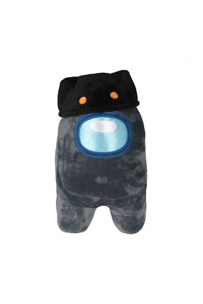 AMONG US Plush Toy Among Us, Black, 30 cm