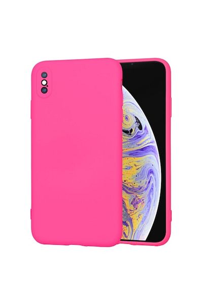 Tim Protective Case for iPhone XS Max, Timacon Protect, SoftFlex, G55, Canvas, Hot Powder Pink