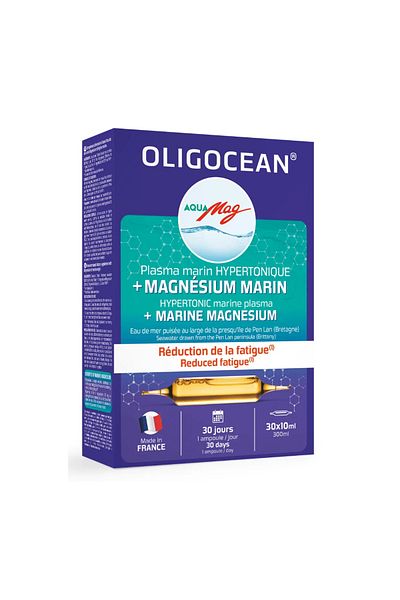 JollyMag Aquamag Marine Magnesium and Hypertonic Marine Plasma 30 ampoules x 10 ml, 300 ml