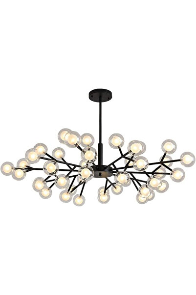 Sueva Lustra LED Negru Mordern Molecular G4 2W x 45Buc Lumina neutra Becuri i...