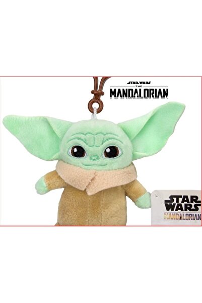 Star Wars Baby Yoda plush toy with keychain, Star Wars, 10 cm