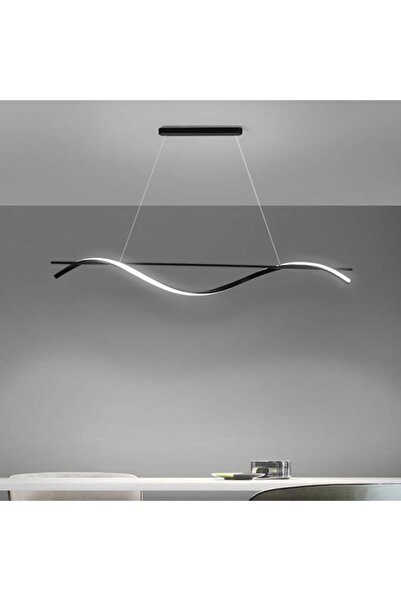 Jiju 30W Minimalist LED Chandelier, 2.4G WiFi Remote Control 3 Lights Dimmable