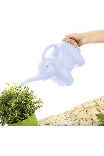 Kanonik Education Elephant Designed Flower - Garden - Pot Watering Container