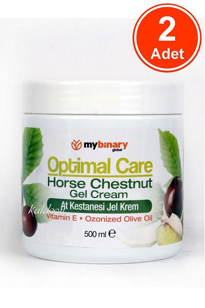My Binary Global Optimal Care Horse Chestnut Gel Cream 500 ml X 2 Pieces