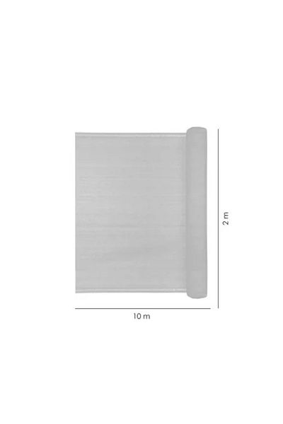 Strend Pro Shade net, HDPE, 230 g/m2, shade rate 95%, anthracite, 10 x 2 m