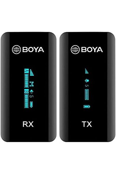 BOYA Wireless Lavalier Microphone BY-XM6 K1 from XM6 K1 2.4G, Professional Microphone with Rechargeable C