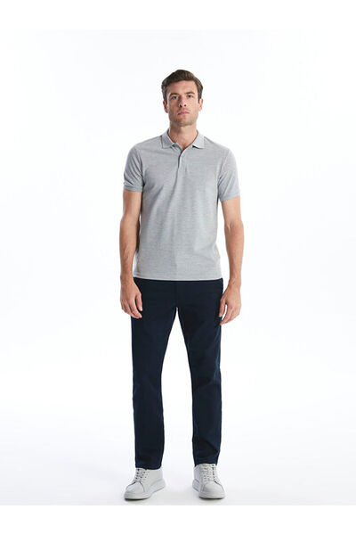 LC Waikiki New Season Polo Neck Short Sleeve Pique Men's T-Shirt - W52042Z8