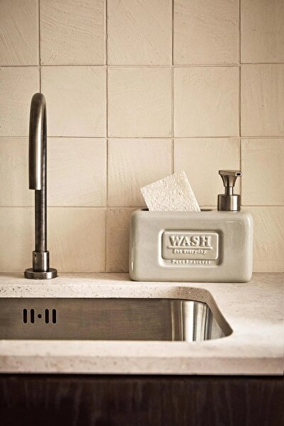 Evsun Home Collection Porcelain Liquid Soap Holder