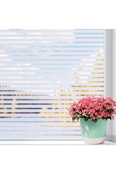 Generic XiuWoo Decorative Window Film White/Clear 44.5x200cm