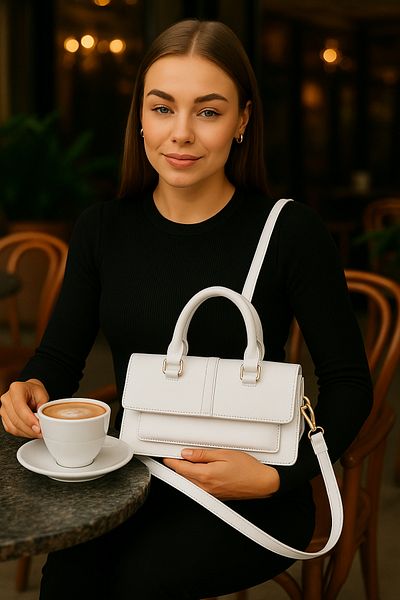 Handley Women's Stylish Design Shoulder and Hand Bag – Multi-Compartment Adjustable Strap