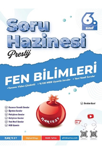 Efsane Yayınları 6.Sınıf Nartest Prestij Fen Bilimleri Soru Hazinesi / Tamamı...