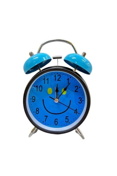 Generic Analog Table Clock with Silent Non-Ticking Alarm | Battery Operated T...