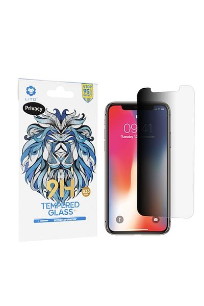 Lito Display Protection for iPhone X/XS/11 Pro, Easy Fit, X34, Protective Glass, Blind Angle