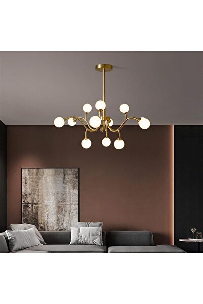 LightPlanet Lustra LED Modern Magic Beans Glob Mat G9 5W x 12Buc Lumina neutra