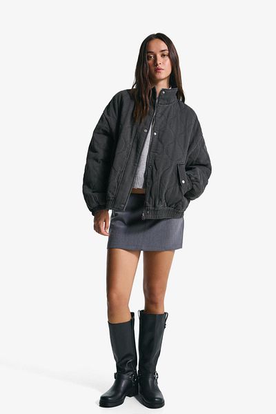 Bershka Faded-effect jacket