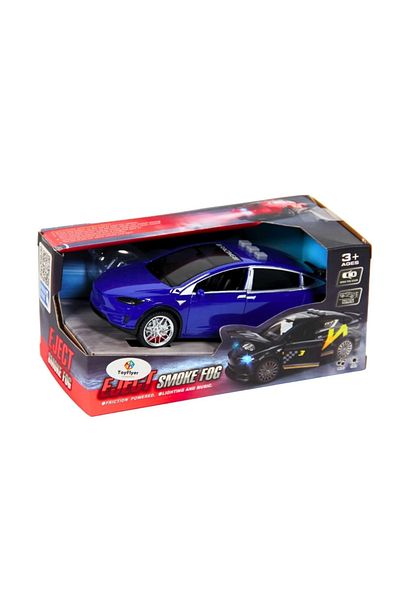 TOYFEST Lighted Sound Smoke Removing Friction Sports Car Tsp-1B