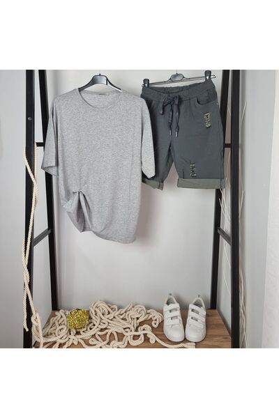 pudubutik Basic T-Shirt Gray